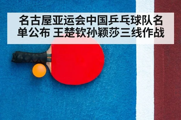 名古屋亚运会中国乒乓球队名单公布 王楚钦孙颖莎三线作战